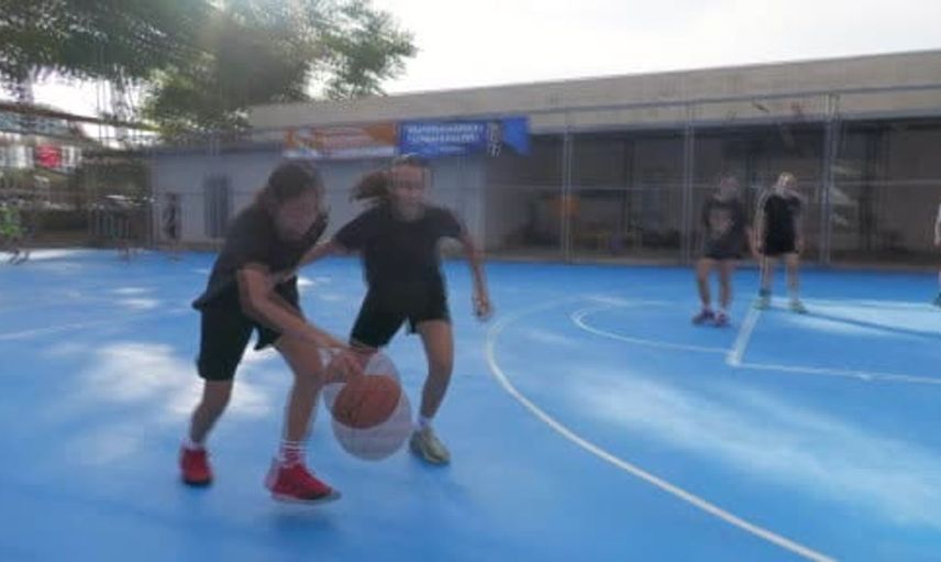 Manisa'da gençlerin basketbol sevgisi sahada sergilendi