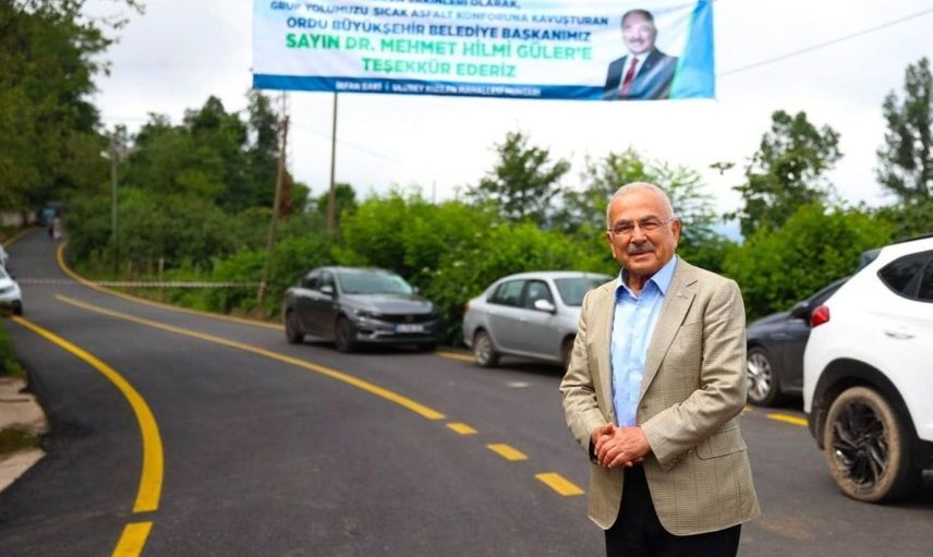 Ulubey’de 5 kilometrelik grup yolu hizmete açıldı