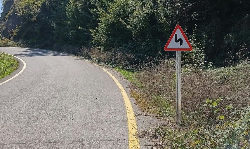 Düzce'nin Tıraşlar köyünde ulaşım güvenliği için adımlar atılıyor