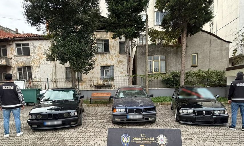 Ordu'da şasi numarası değiştirilen araçlara operasyon: 6 araç ele geçirildi