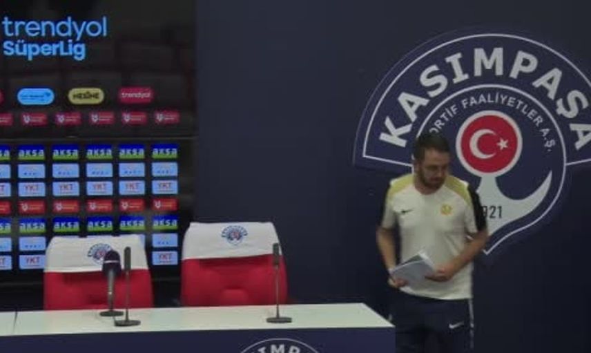 Besnik Hasi, Kasımpaşa karşısındaki puan için mutlu olduklarını ifade etti
