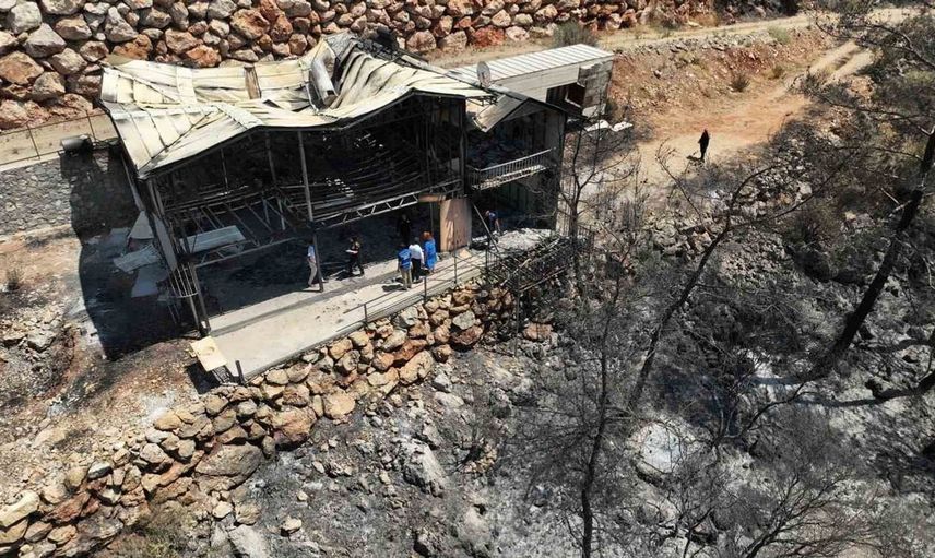 Muğla Büyükşehir Belediyesi yangın bölgesinde hasar tespiti çalışmalarına başladı