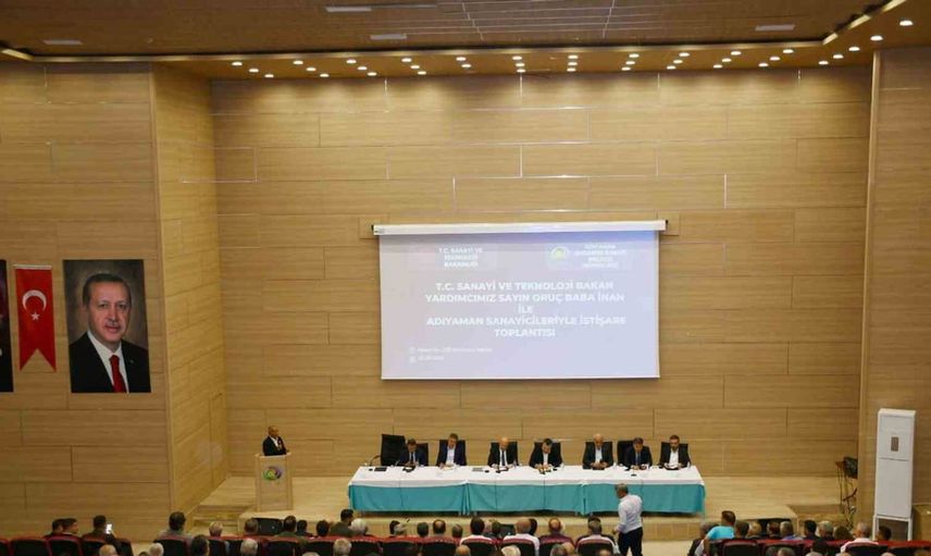 Adıyaman'da sanayicilerle buluşan bakan yardımcısı İnan, talepleri dinledi