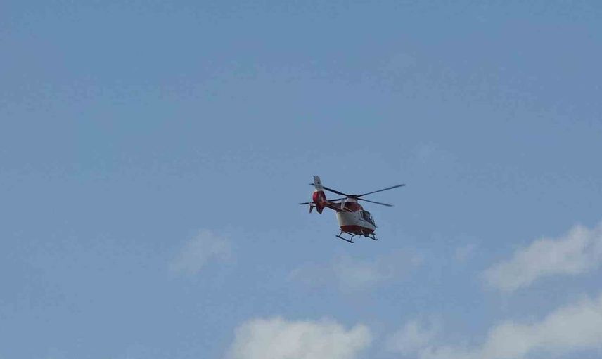 Hakkari’de entübe bebek helikopter ambulansla Van’a sevk edildi