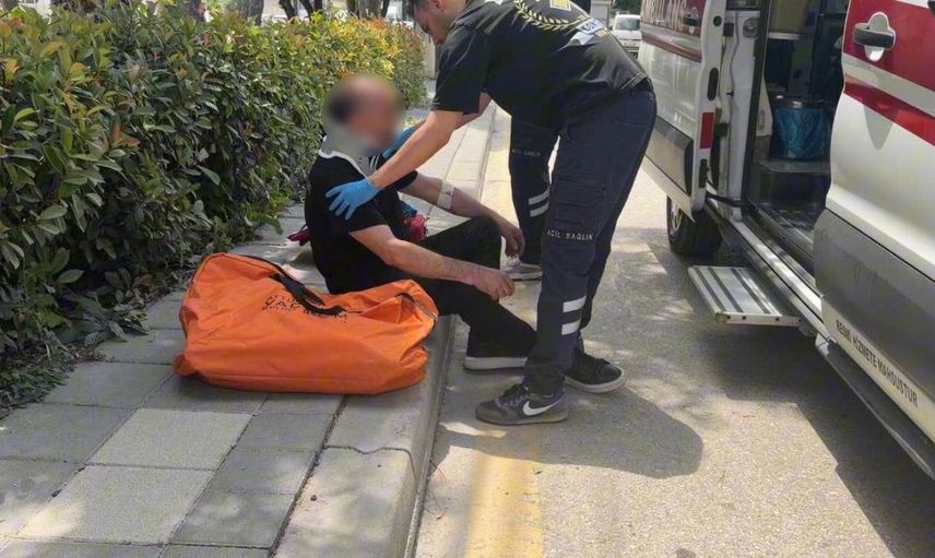 Bolu’da düşerek yaralanan alkollü şahıs hastaneye kaldırıldı