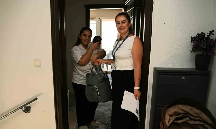 Kuşadası'nda yeni bebekler için sevinç dolu ziyaretler