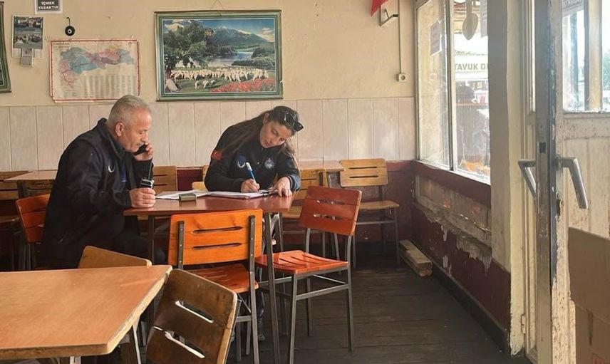 Erzincan'da kahvehane ve çay ocaklarına büyük denetim: 363 işletme kontrol edildi