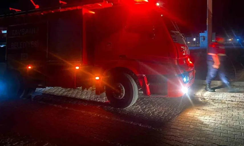 Tavşanlı'da elektrik trafosunda patlama ve yangın paniği