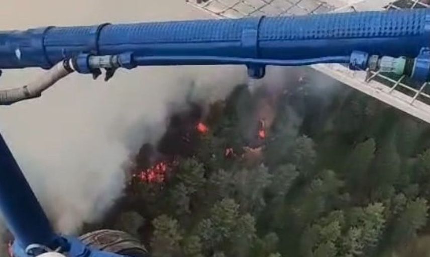 Aydın'da kuyucak orman yangınına hava destekli müdahale devam ediyor