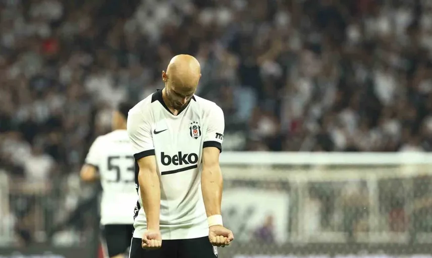 Vaclav Cerny, Beşiktaş'a galibiyeti getiren golüyle sevinç yaşadı