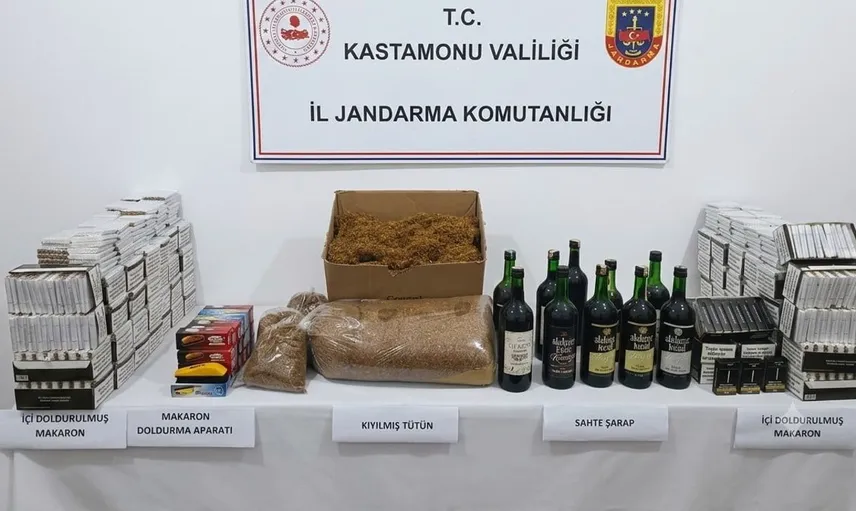 Kastamonu'da jandarmadan kaçakçılıkla mücadele operasyonu