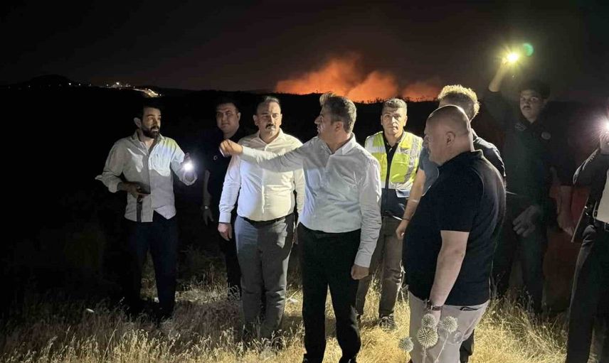 Adıyaman'da ormanlık alanda yangın