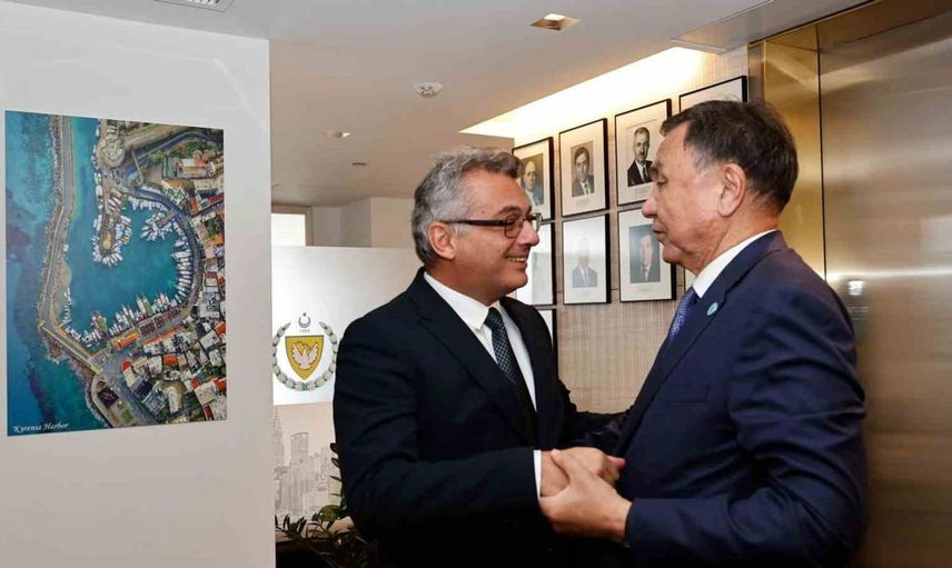 KKTC Cumhurbaşkanı Erhürman, TDT ile iş birliğini güçlendirmek için toplantı yaptı