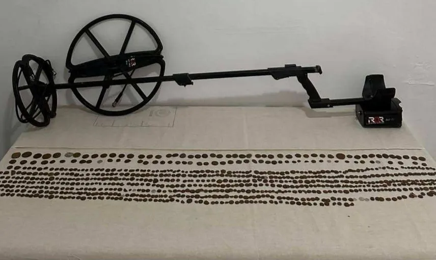 Konya'da jandarma operasyonunda tarihi sikkeler ele geçirildi