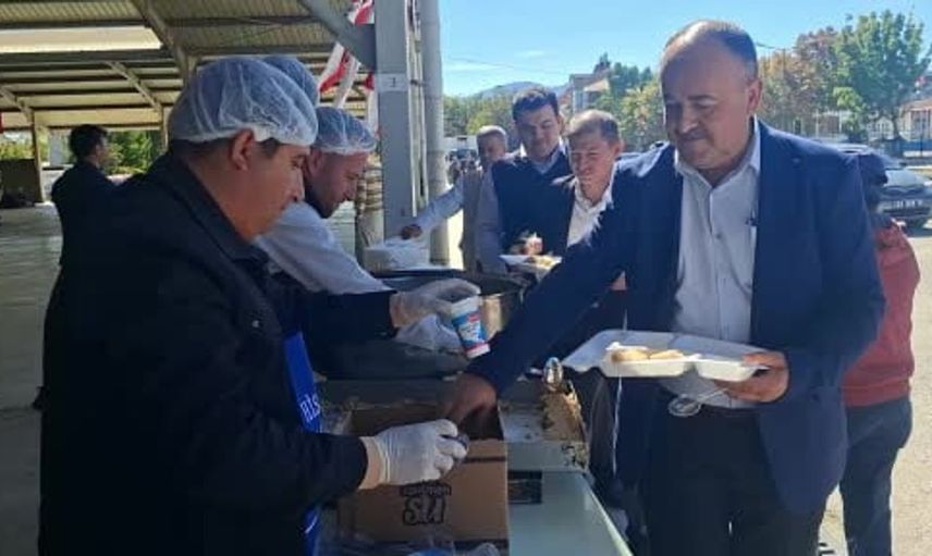 Hisarcık'ta geleneksel yağmur duası ve şükür geleneği sürdürüldü