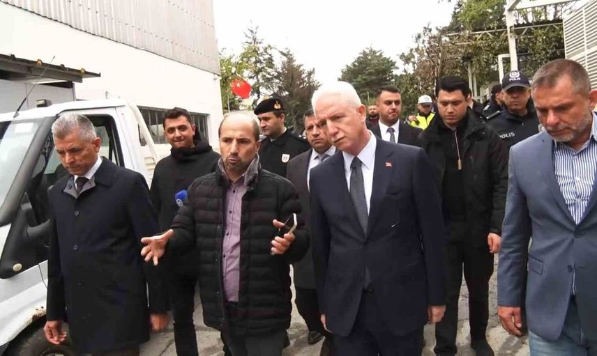 Vali Gül, sel felaketinin izlerini Kemerburgaz’da inceledi