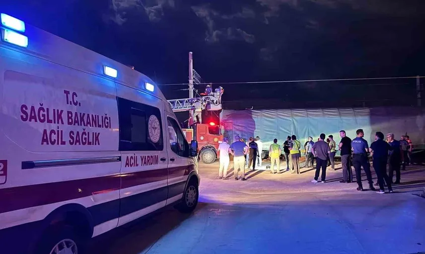 Edirne tren garında elektrik akımına kapılan işçi yaşamını yitirdi