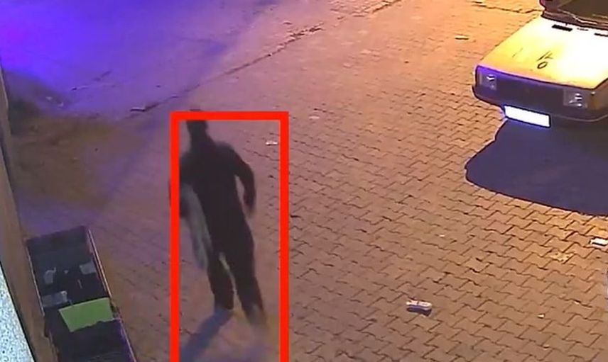 Keşan'da halı hırsızlığı güvenlik kamerasında böyle kaydedildi