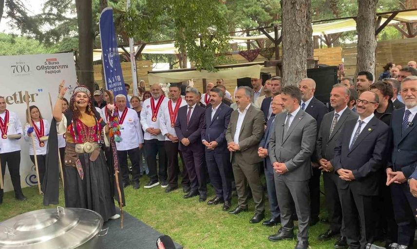 Bursa Gastronomi Festivali lezzetleriyle damaklara hitap ediyor