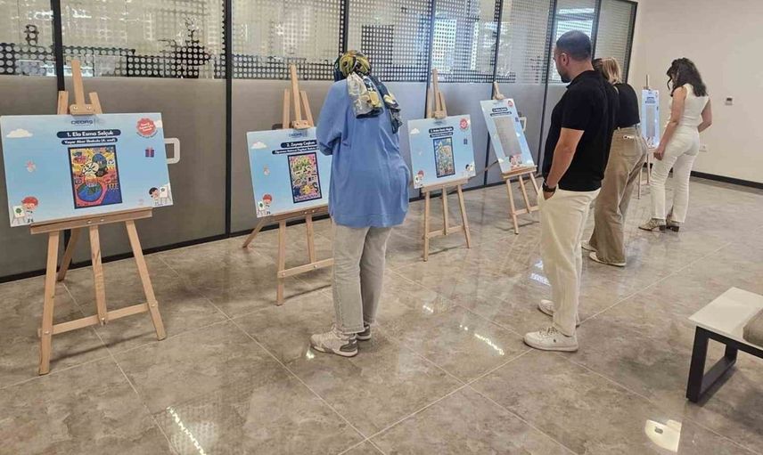 OEDAŞ, çocukların enerji tasarrufu eserlerini sergiliyor