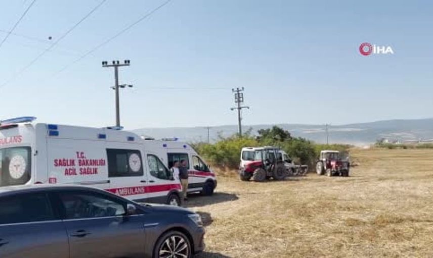 Karacabey'de orman yangını heyecan yarattı: Fabrikaya ulaşmadan kontrol altına alındı