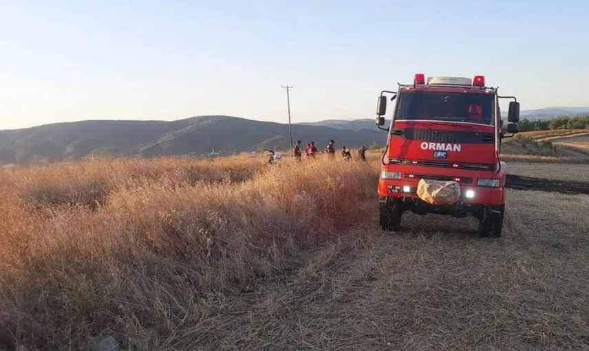 Sinop'ta anız yangınına hızlı müdahale: Kontrol altına alındı