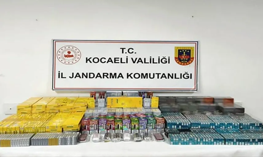 Kocaeli'de 8 milyon TL değerinde kaçak ürün operasyonu