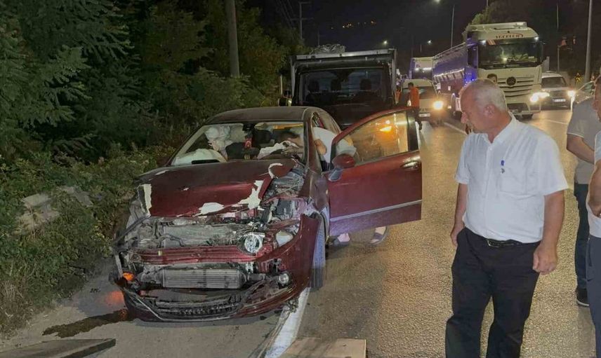 Samsun'da meydana gelen zincirleme trafik kazası: 5 kişi yaralandı