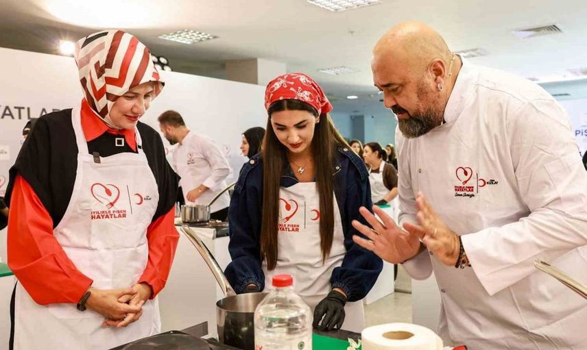Kızılay, Kilisli kadınlara aşçılık eğitimi vermek üzere şefleri buluşturdu
