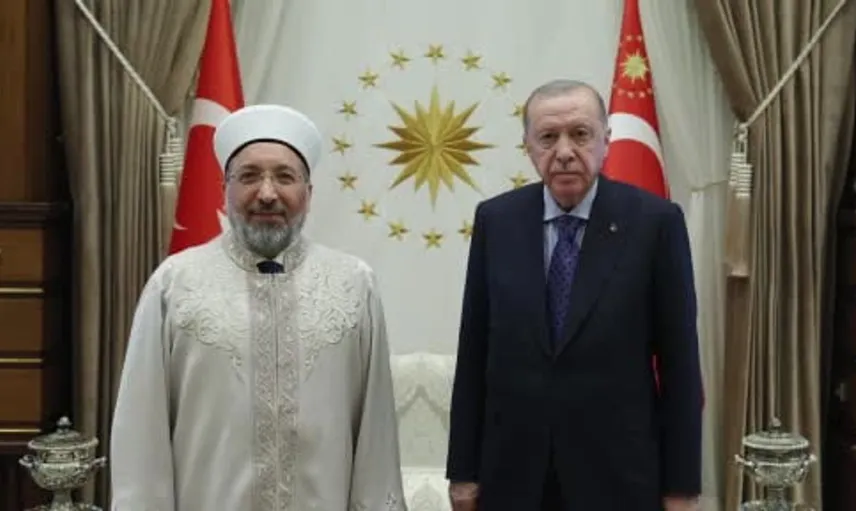 Cumhurbaşkanı Erdoğan, Diyanet İşleri Başkanı Safi Arpaguş ile bir araya geldi
