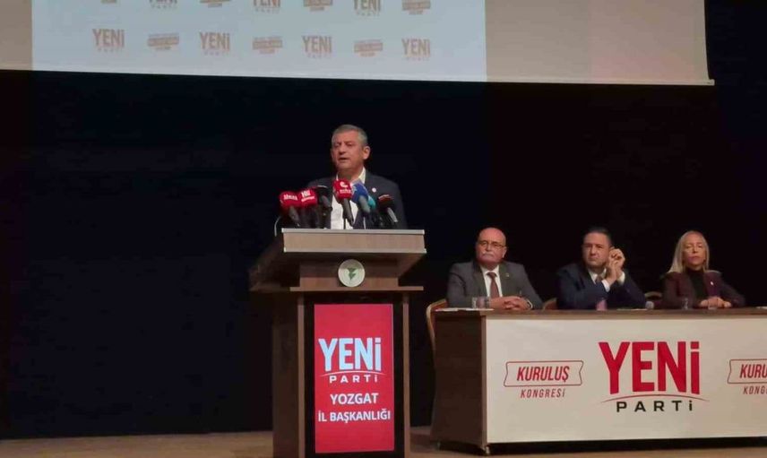 Özgür Özel, Yozgat'ta partisinin il başkanlığı toplantısında önemli mesajlar verdi
