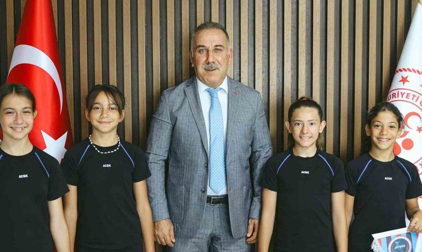 Aydın gençlik ve spor il müdürü yığmatepe başarılı sporcuları ağırladı