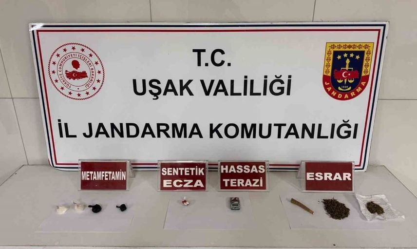 Uşak’ta uyuşturucu operasyonunda 4 kişi cezaevine gönderildi