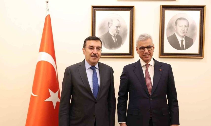 Tüfenkci, sağlık yatırımlarını görüşmek üzere Bakan Memişoğlu ile bir araya geldi
