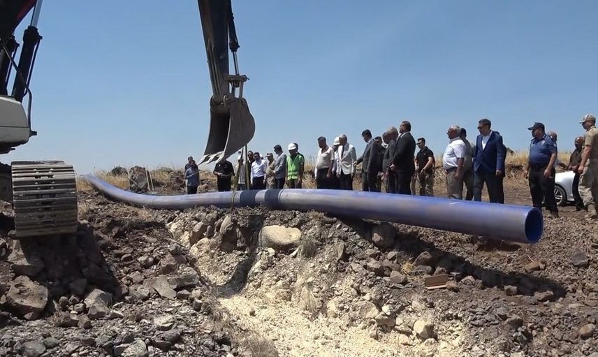 Polateli-Şahinbey OSB’de içme suyu isale hattının temeli atıldı