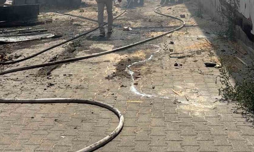 Kayseri'de işyerinde çıkan yangın kısa sürede kontrol altına alındı