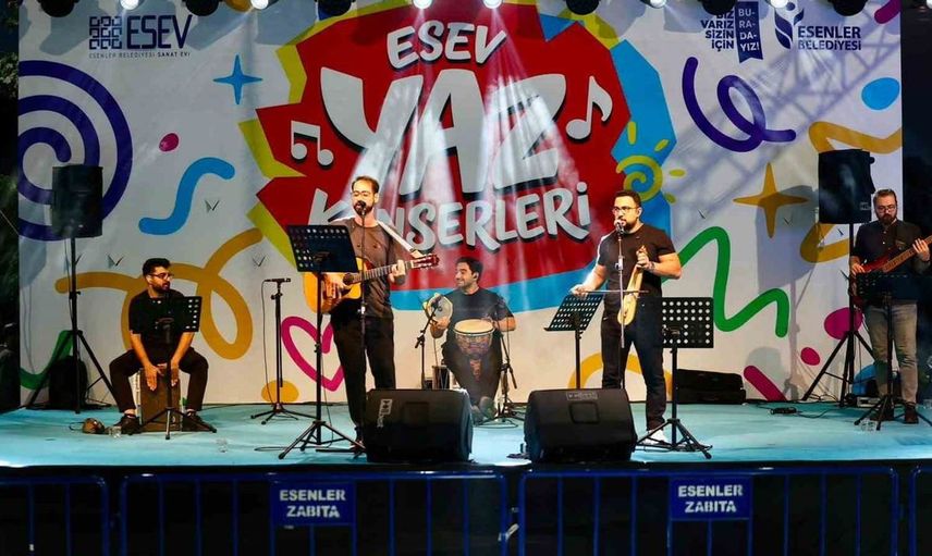Esev yaz konserleri, farklı müzik türlerini esenlerlilerle buluşturuyor
