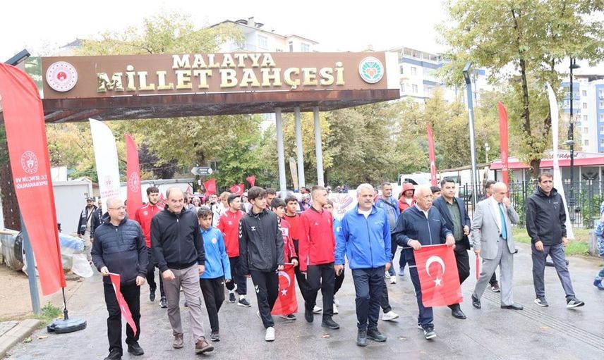 Malatya'da amatör spor haftası yürüyüşle start aldı