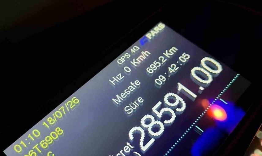 Ankara'dan Giresun'a taksi yolculuğu 28 bin 591 lira ile sona erdi