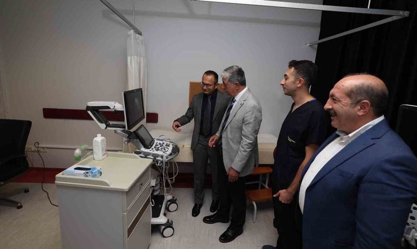 Dilovası'na yapılan sağlık yatırımı: Devlet hastanesine ultrason cihazı bağışlandı