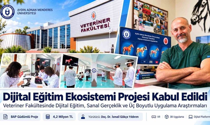 Veteriner fakültesinde dijital eğitim devrimi başlıyor