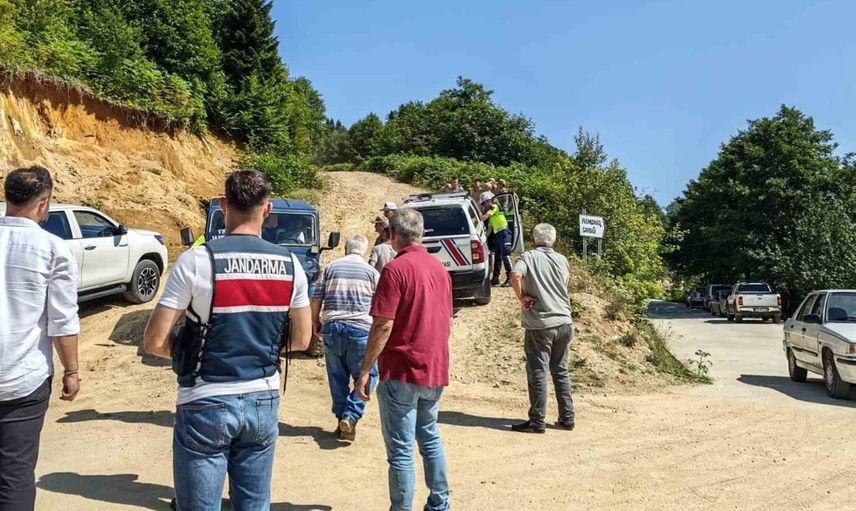 Giresun'da yüksek gerilim hatları çalışması yapan helikopter düştü