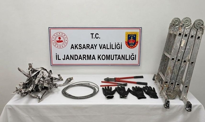 Aksaray'da kablo hırsızlarına JASAT'tan operasyon: İki kişi tutuklandı