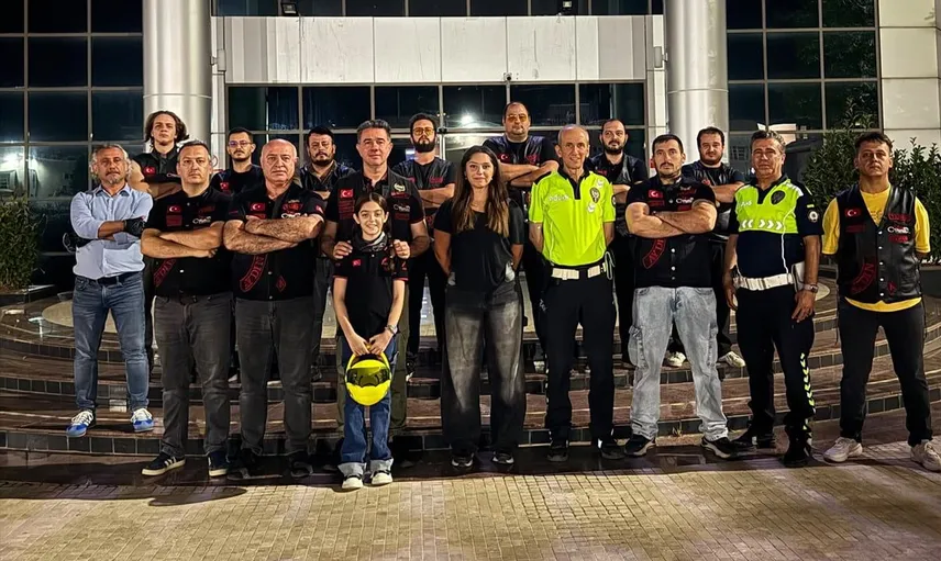 Aydın’da trafik bilincini artırmak için motosiklet sürücülerine güvenli sürüş eğitimi verildi