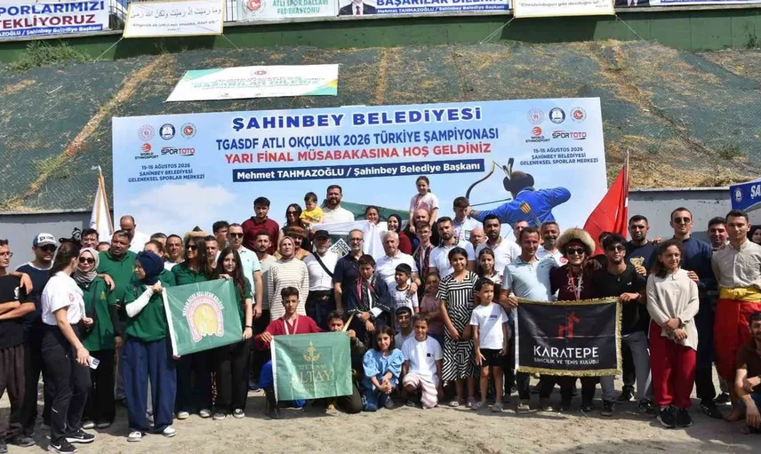 Gaziantep'te atlı okçuluk yarı finali gerçekleştirildi