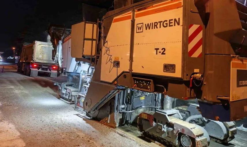 Düzce'de asfalt hazırlıkları hız kesmeden devam ediyor