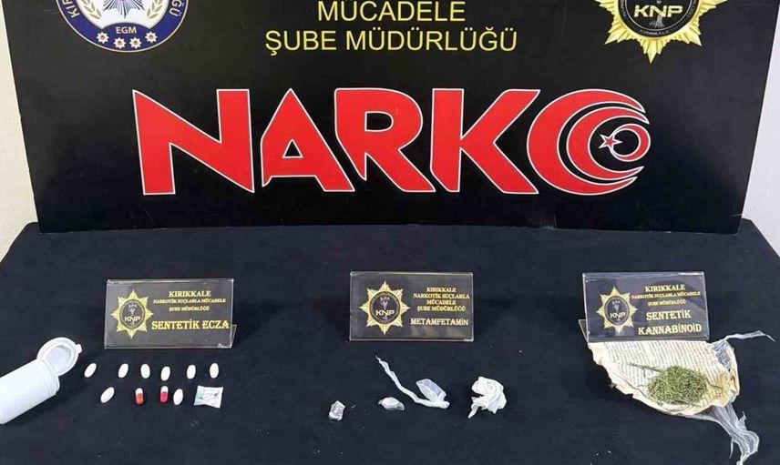 Kırıkkale'de emniyet ve jandarmadan yürütülen operasyonla 4 kişi tutuklandı
