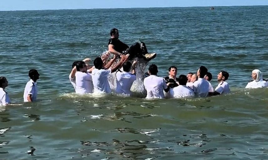 Denizcilik öğrencileri açık deniz stajına geleneksel etkinlikle uğurlandı