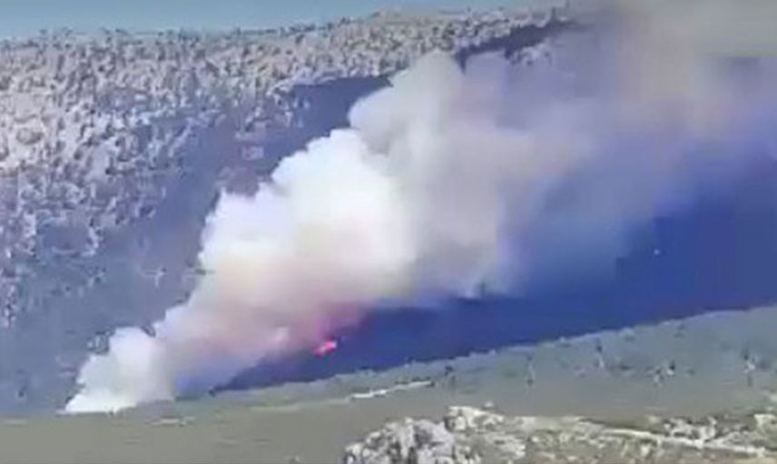 Denizli’deki Orman Yangınında Çalışmalar Sürüyor