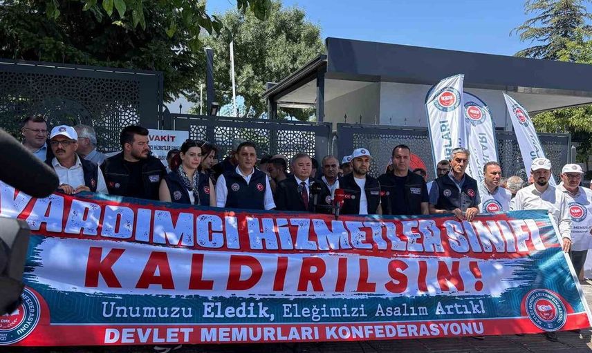 Devlet memurları konfederasyonu yardımcı hizmetler sınıfının kaldırılmasını talep etti